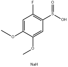 2-fluoro-4,5-dimethoxybenzenesulfinate Structure