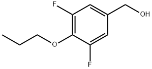 (3,5-Difluoro-4-propoxyphenyl)methanol Structure