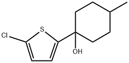 1-(5-chlorothiophen-2-yl)-4-methylcyclohexanol Structure