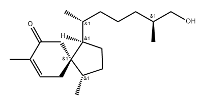 Spiro[4.5]dec-8-en-7-one, 1-(6-hydroxy-1,5-dimethylhexyl)-4,8-dimethyl-, [1R-[1α(1R*,5S*),4β,5β]]- (9CI) Structure
