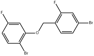 Benzene, 4-bromo-1-[(2-bromo-5-fluorophenoxy)methyl]-2-fluoro- 结构式