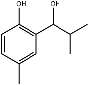 2-(1-hydroxy-2-methylpropyl)-4-methylphenol Structure