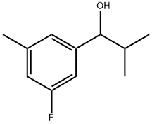 1-(3-fluoro-5-methylphenyl)-2-methylpropan-1-ol Structure