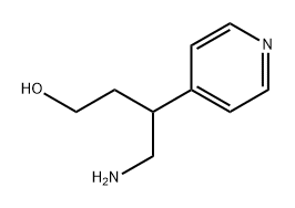 4-Pyridinepropanol, γ-(aminomethyl)- Structure