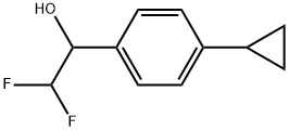 4-Cyclopropyl-α-(difluoromethyl)benzenemethanol Structure