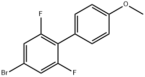 4-Bromo-2,6-difluoro-4'-methoxy-1,1'-biphenyl,1514750-76-5,结构式