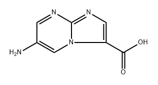 6-aminoimidazo[1,2-a]pyrimidine-3-carboxylic acid Struktur