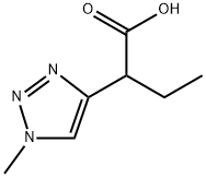 1H-1,2,3-Triazole-4-acetic acid, α-ethyl-1-methyl- Struktur