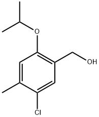 (5-chloro-2-isopropoxy-4-methylphenyl)methanol Structure