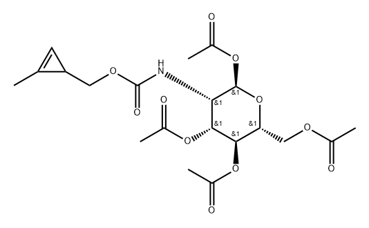 N-环丙烯-D-甘露吡喃糖-四乙酸 结构式