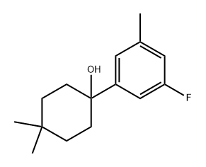 1-(3-fluoro-5-methylphenyl)-4,4-dimethylcyclohexanol|