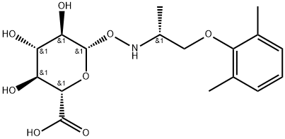 N-hydroxymexiletine glucuronide Structure