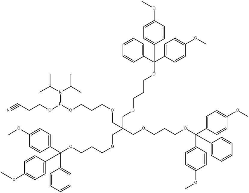 Long trebler phosphoramidite Structure