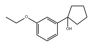1-(3-ethoxyphenyl)cyclopentanol Structure