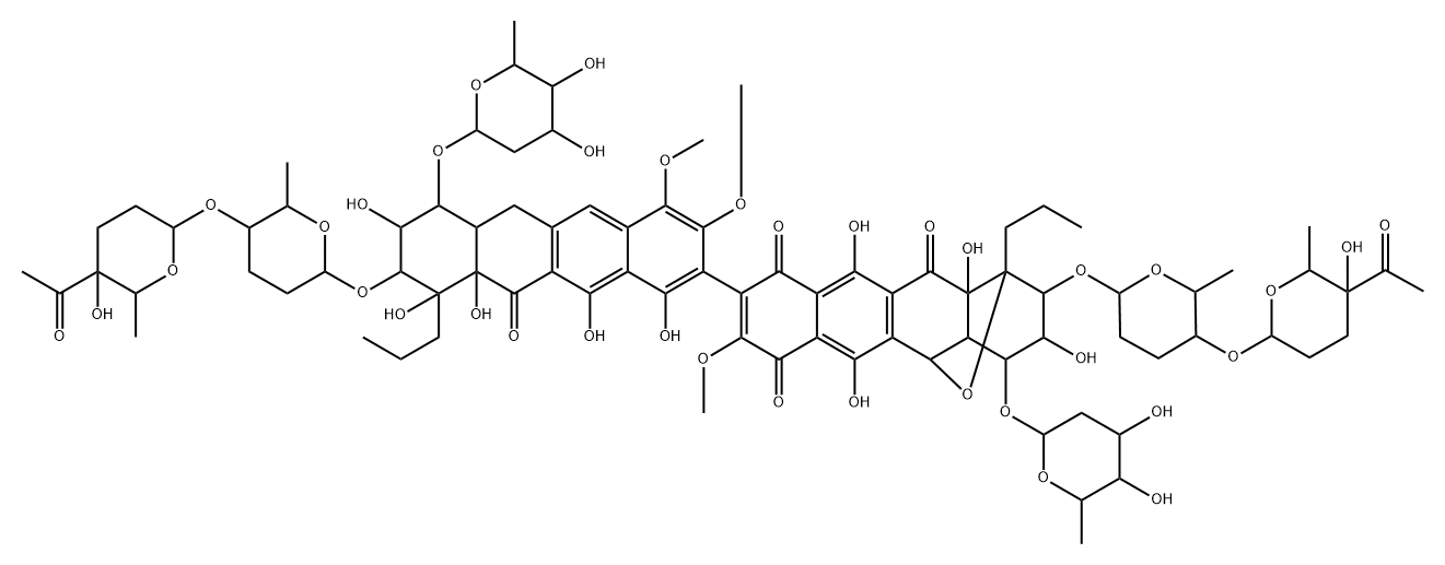 云雀霉素 B,151687-86-4,结构式