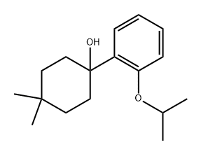 1-(2-isopropoxyphenyl)-4,4-dimethylcyclohexanol Structure