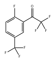 2,2,2-TRIFLUORO-1-(2-FLUORO-5-(TRIFLUOROMETHYL)PHENYL)ETH 结构式