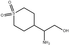 2H-Thiopyran-4-ethanol, β-aminotetrahydro-, 1,1-dioxide 结构式