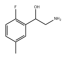 2-amino-1-(2-fluoro-5-methylphenyl)ethan-1-ol Structure