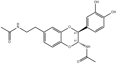 N-acetyldopamine dimmers A Struktur