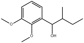 2,3-Dimethoxy-α-(1-methylpropyl)benzenemethanol 结构式