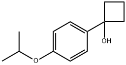 1-(4-isopropoxyphenyl)cyclobutanol Structure