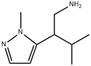 3-甲基-2-(1-甲基-1H-吡唑-5-基)丁胺, 1522545-56-7, 结构式