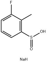 3-fluoro-2-methylbenzenesulfinate Struktur