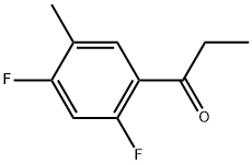 1-(2,4-Difluoro-5-methylphenyl)-1-propanone Structure