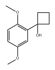 1-(2.5-二甲氧基苯氧基)环丁醇, 1523434-16-3, 结构式