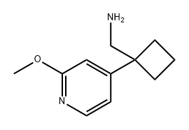 1524946-02-8 1-[1-(2-methoxypyridin-4-yl)cyclobutyl]methanami
ne