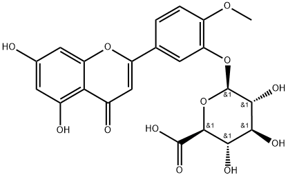 DiosMetin 3-O-β-D-Glucuronide,152503-50-9,结构式