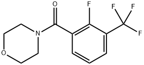 (2-fluoro-3-(trifluoromethyl)phenyl)(morpholino)methanone|