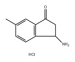 3-amino-6-methyl-2,3-dihydro-1H-inden-1-one hydrochloride Structure