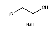Ethanol, 2-amino-, monosodium salt (8CI,9CI) 化学構造式