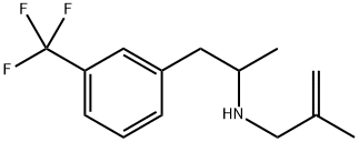 α-Methyl-N-(2-methyl-2-propenyl)-m-(trifluoromethyl)benzeneethanamine 结构式