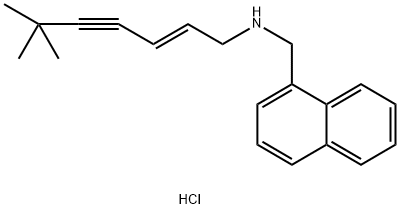 N-Desmethylterbinafine hydrochloride, 152830-98-3, 结构式