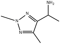 2H-1,2,3-Triazole-4-methanamine, α,2,5-trimethyl- Struktur