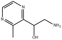 2-Pyrazinemethanol, α-(aminomethyl)-3-methyl- Struktur