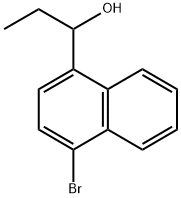 1-(4-bromonaphthalen-1-yl)propan-1-ol Struktur