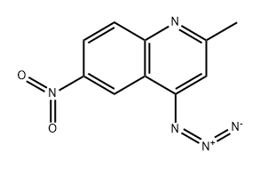 Quinoline, 4-azido-2-methyl-6-nitro- Structure