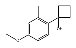 1-(4-甲氧基-2-甲基苯基)环丁醇,1528891-62-4,结构式