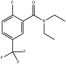 N,N-diethyl-2-fluoro-5-(trifluoromethyl)benzamide Structure