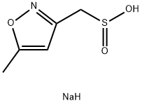 (5-甲基异噁唑-3-基)甲亚磺酸钠盐,1529452-25-2,结构式