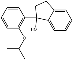 2,3-Dihydro-1-[2-(1-methylethoxy)phenyl]-1H-inden-1-ol Structure