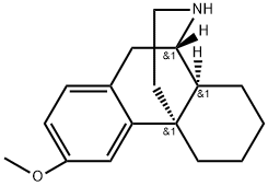 N-Nordextromethorphan
 化学構造式