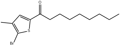 1-(5-Bromo-4-methyl-2-thienyl)-1-nonanone 结构式