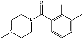 (2-fluoro-3-methylphenyl)(4-methylpiperazin-1-yl)methanone Structure