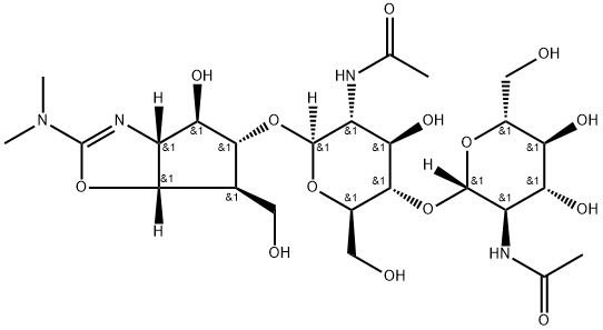 N,N'-diacetylchitobiosyl allosamizoline Structure