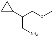 Cyclopropaneethanamine, β-(methoxymethyl)- Struktur